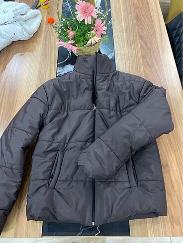 Acı Kahverengi Şişme Mont