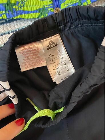 18-24 Ay Beden mavi Renk Adidas Eşofman Takım