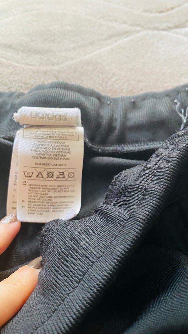 Adidas ve Nike Siyah Elastik Bel Eşofman Altı - Görsel 4