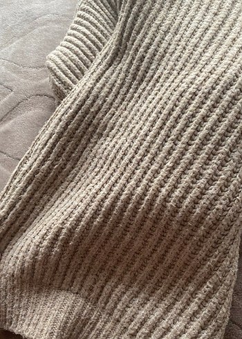 Vizon Boğazlı Örgü Kadın Kazak - Görsel 2