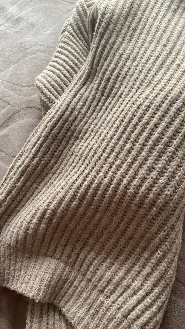 Vizon Boğazlı Örgü Kadın Kazak - Görsel 2