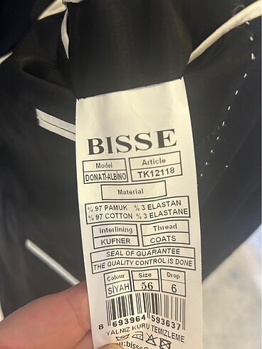 BİSSE TAKIM ELBİSE 56-6 drop - Görsel 5
