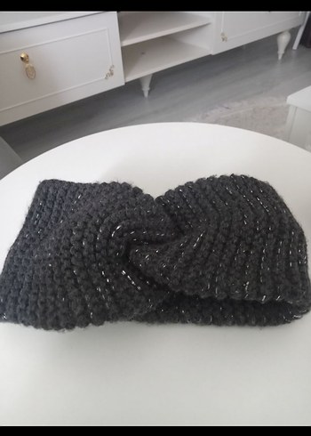 Koton Gri Örgü Kadın Saç Bandı
