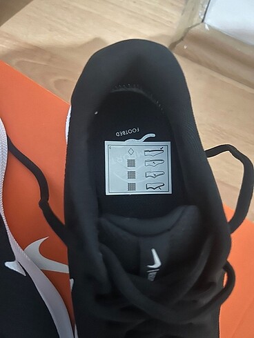 36 Beden siyah Renk Nike siyah spor ayakkabı