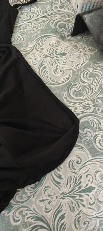42 Beden siyah Renk Kısa kollu elbise 