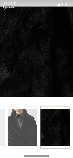 universal Beden Siyah suni kürk mont-ceket