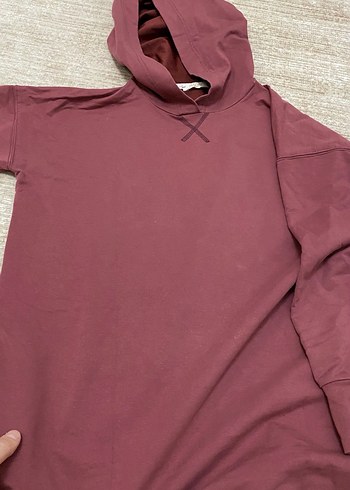 Bordo ALLDAY Marka Tesettür Sweatshirt - Görsel 3