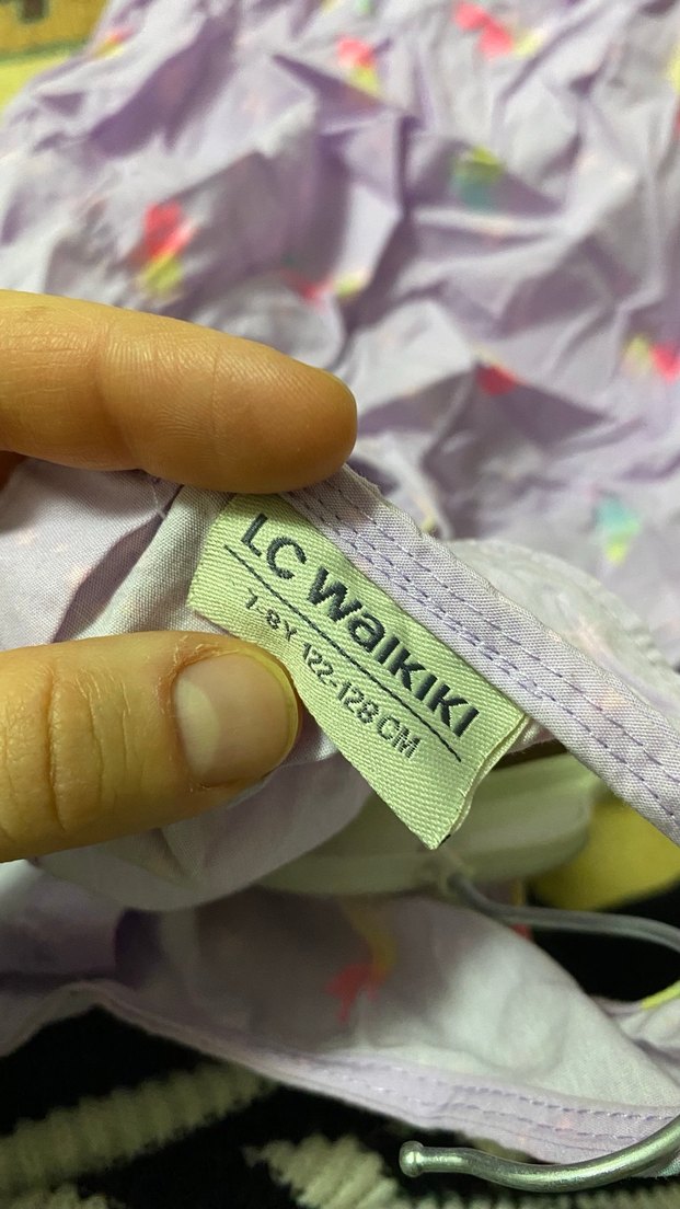 Mor kız çocuk elbisesi - Görsel 2