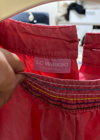 Kelebek Nakışlı Kız Çocuk Kırmızı Elbise - Görsel 2