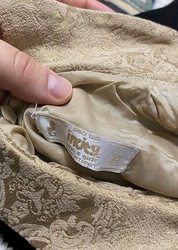 Kız Çocuk Bej Keten Pilili Elbise - Görsel 2