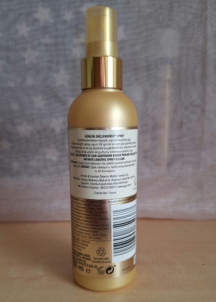 Pantene infinite lenghts sprey - Görsel 5