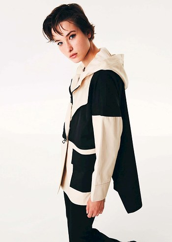 40 Beden twist colorblock mont