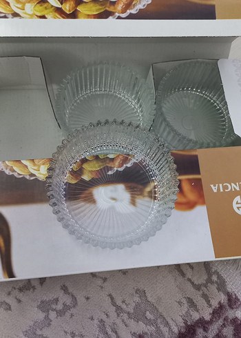 Kase Cam Tabak Seti - Görsel 2