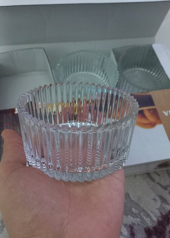 Kase Cam Tabak Seti - Görsel 3