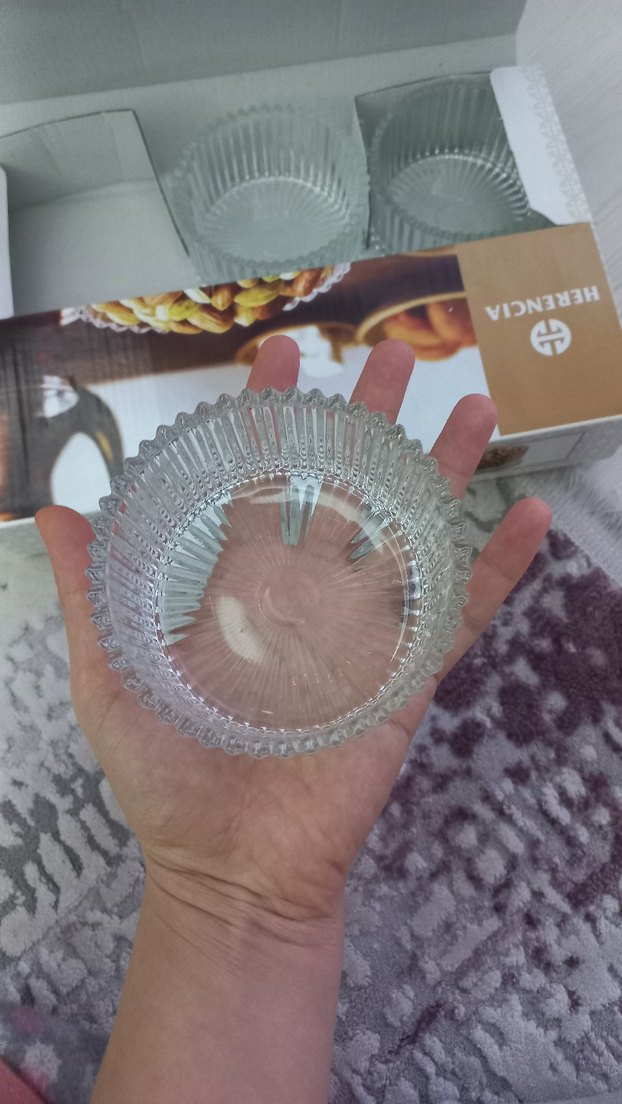 Kase Cam Tabak Seti - Görsel 4