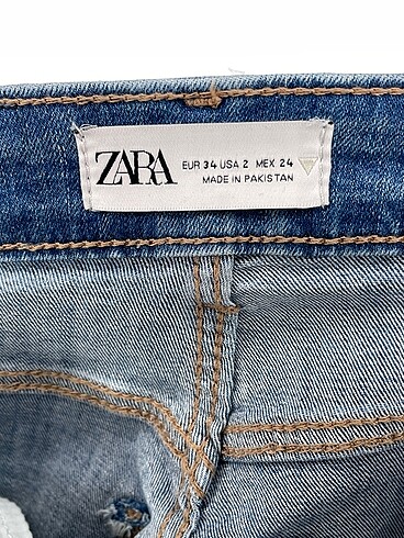 34 Beden mavi Renk Zara Jean / Kot %70 İndirimli.