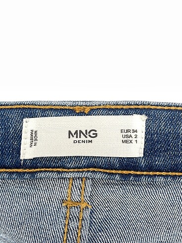 34 Beden mavi Renk Mango Jean / Kot %70 İndirimli.