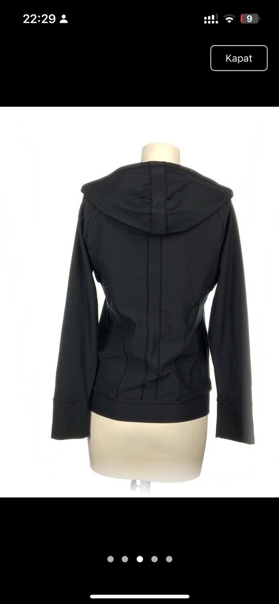 ORJİNAL Nike Siyah Kapüşonlu Fermuarlı Sweatshirt - Görsel 3