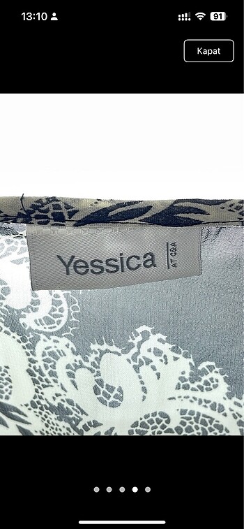 l Beden siyah Renk YESSİCA PAREO