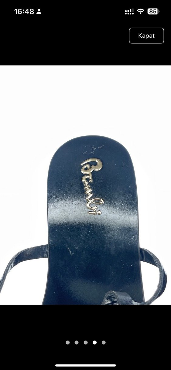 Bambi kelebek tokalı Sandalet - Görsel 4