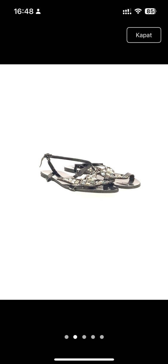 Bambi kelebek tokalı Sandalet - Görsel 2