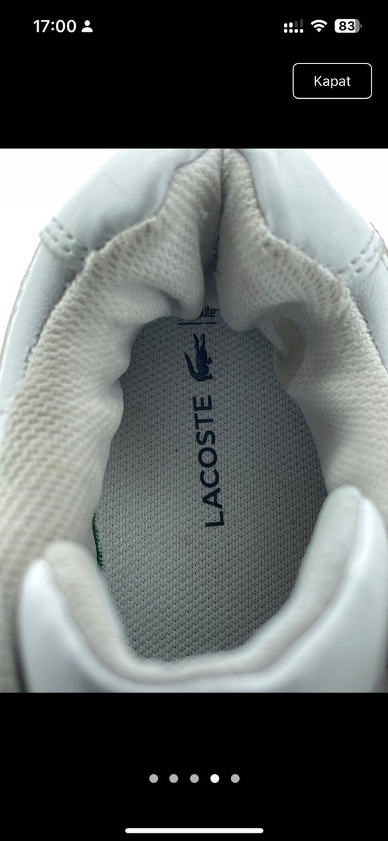 Orjinal lacoste spor ayakkabı - Görsel 4