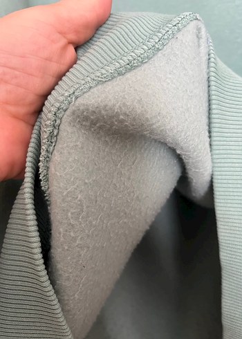 Yeşil Kapüşonlu Sweatshirt - Görsel 3