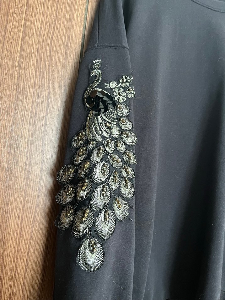 Payet İşlemeli Uzun Kollu Sweatshirt - Görsel 2