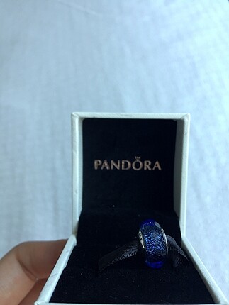 Pandora Pandora mavi ışıltılı murano cam charm