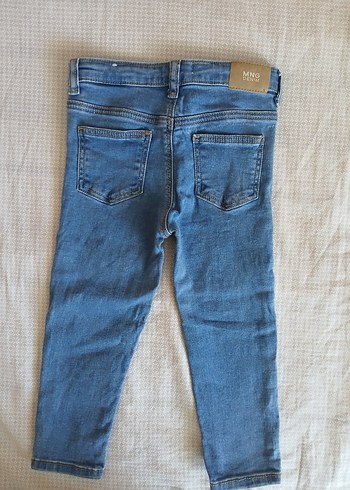 Mango Kids Mavi Düğmeli Erkek Çocuk Kot Pantolon