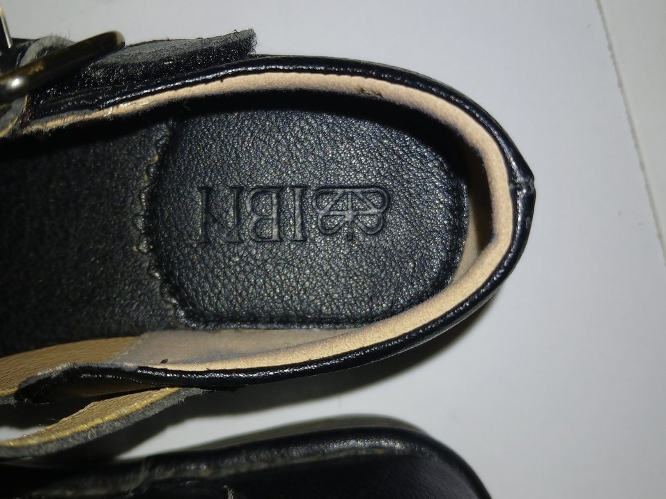 Siyah Deri Tokalı Klasik okul Ayakkabısı - Görsel 5