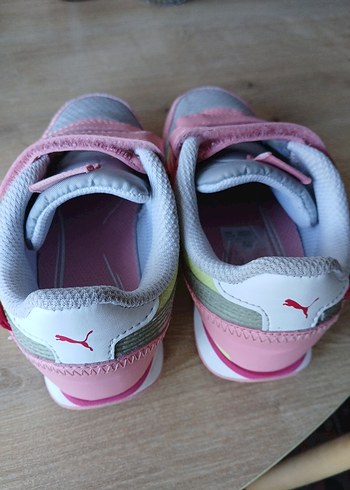 Kız Çocuk Pembe Cırt Cırtlı Spor Ayakkabı - Görsel 4