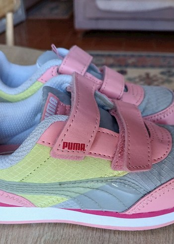 Kız Çocuk Pembe Cırt Cırtlı Spor Ayakkabı - Görsel 3