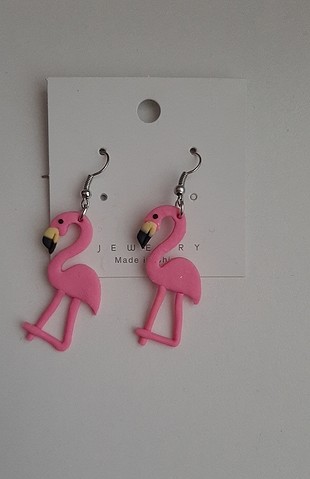 flamingo küpe 