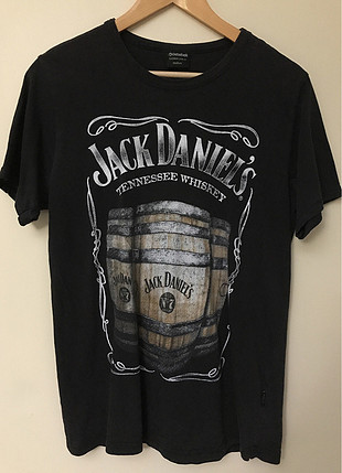 Diğer Jack Danıels baskılı tişort 