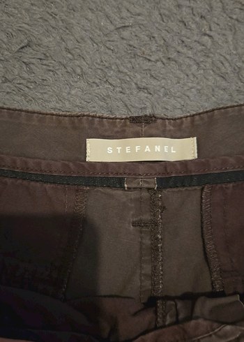 Düğmeli Kadın Mini Süet Şort - Görsel 3