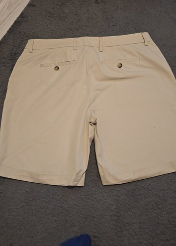 Bej Kadın  Şort Rahat Kesim - Görsel 4