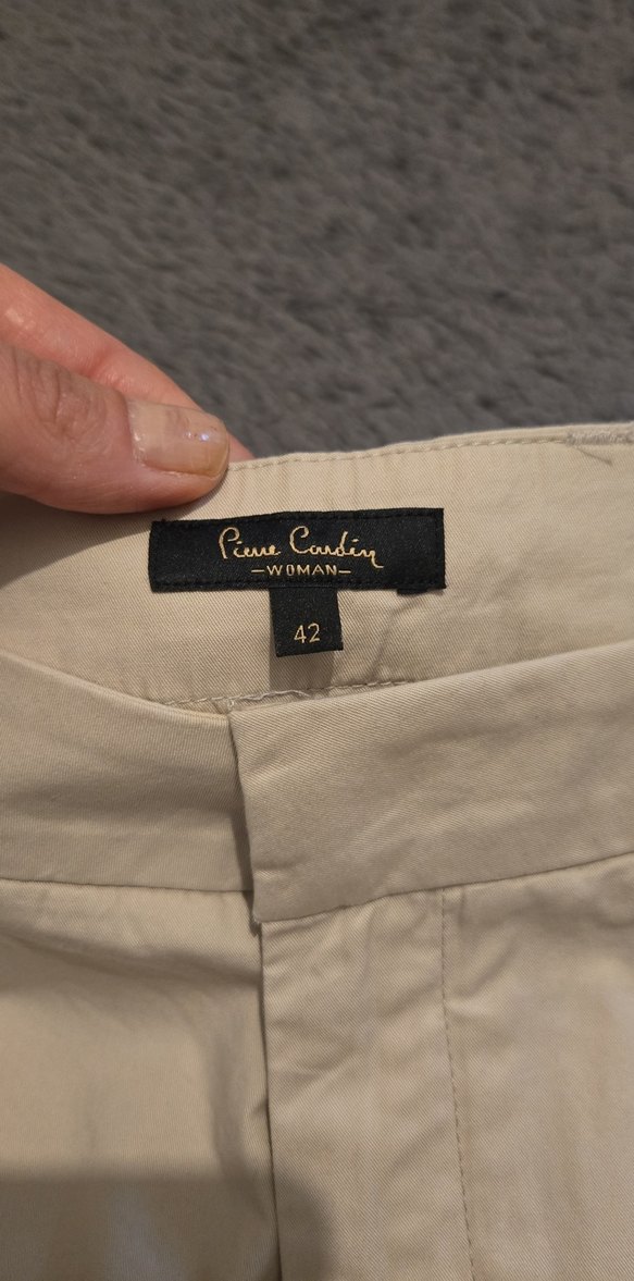 Bej Kadın  Şort Rahat Kesim - Görsel 2