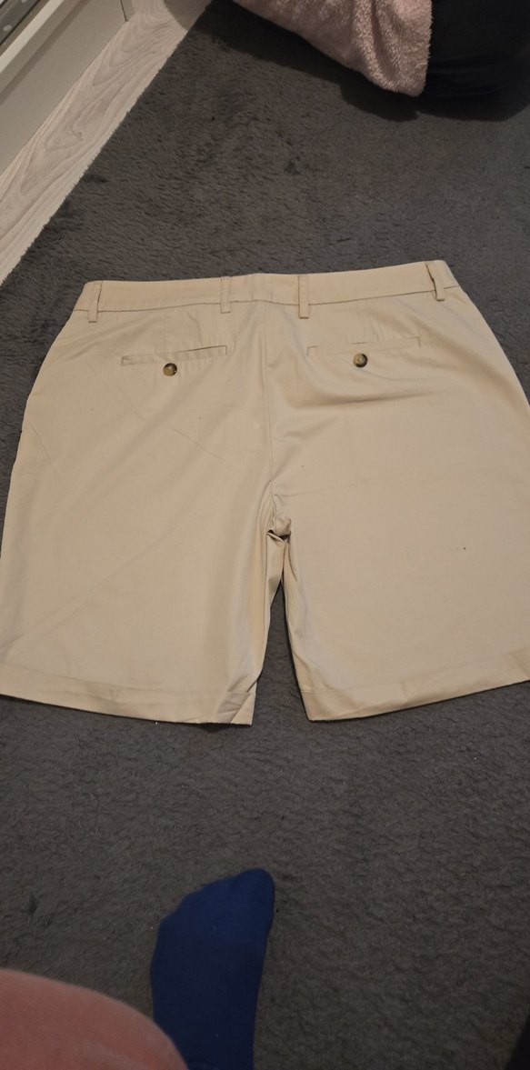 Bej Kadın  Şort Rahat Kesim - Görsel 4