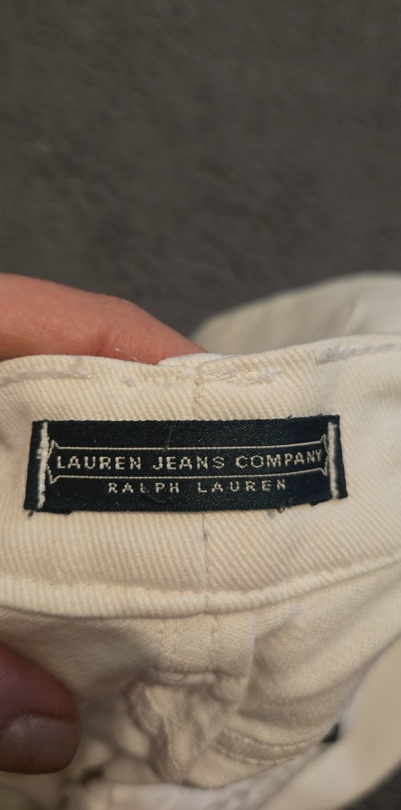 Beyaz kot pantolon - Görsel 4