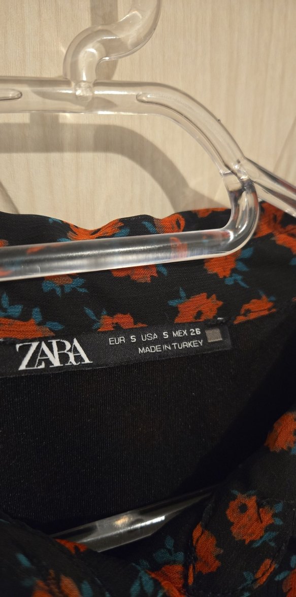 Çiçek Desenli Uzun Kollu Mini Elbise - Görsel 5