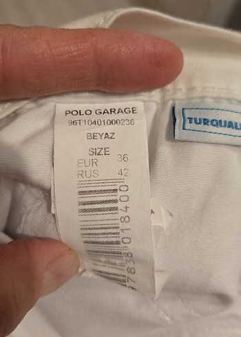 Kadın Beyaz  Pamuk Pantolon - Görsel 5