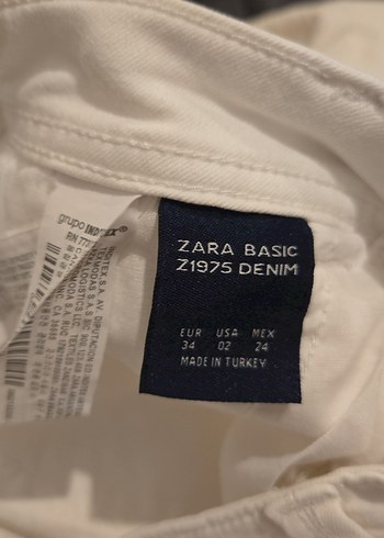 ZARA BEYAZ Kadın Jean Pantolon - Görsel 5