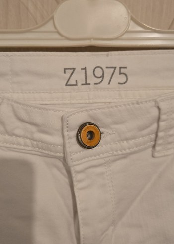 ZARA BEYAZ Kadın Jean Pantolon - Görsel 3