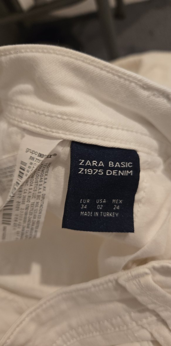 ZARA BEYAZ Kadın Jean Pantolon - Görsel 5