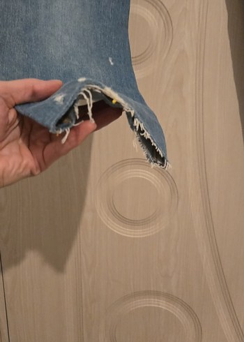 Zara Yırtık Detaylı Kadın Denim Jean - Görsel 5