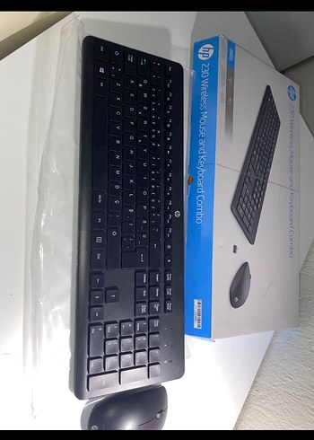 HP 230 Kablosuz Siyah Klavye ve Mouse Seti - Görsel 2