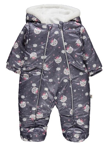 Kızak Desenli Fermuarlı Bebek Tulumu - Görsel 2