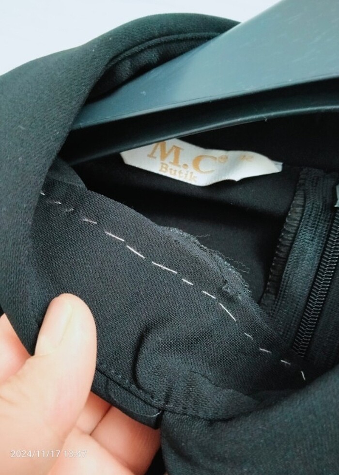 Siyah elbise  - Görsel 5