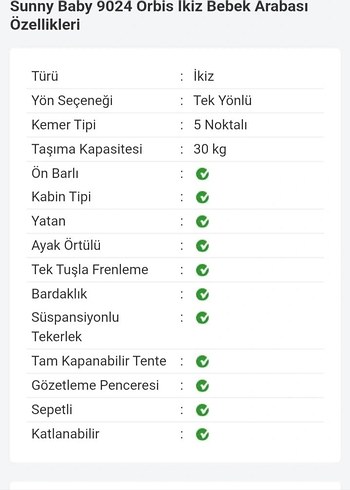 İkiz bebek arabasi - Görsel 7